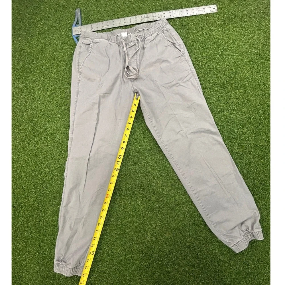 Gap for Good Mens Grey Drawstring Elastic Waist Jogger Pants Size M